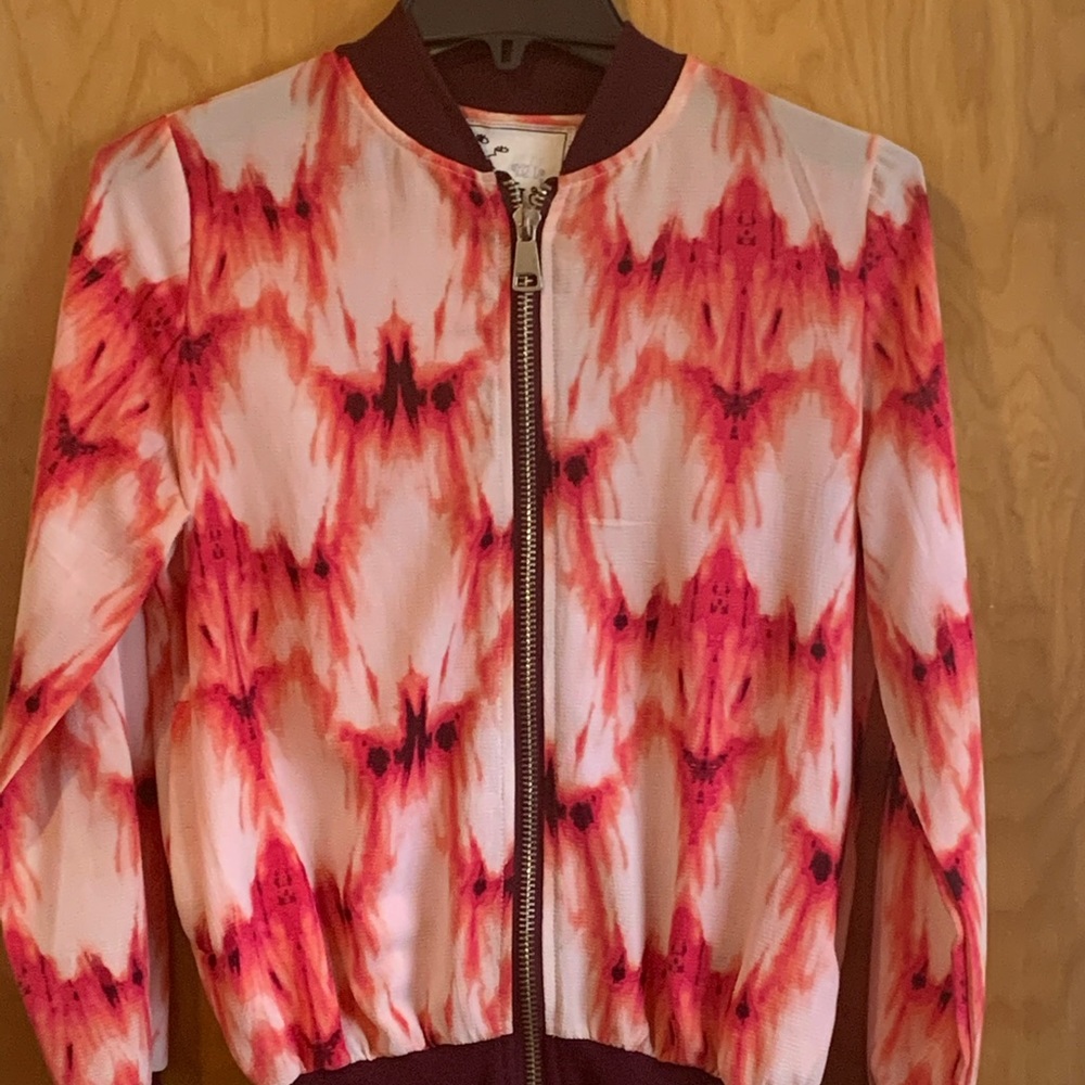 COPY - Pink tie dyed jacket